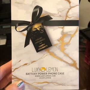 Luxy Lemon Battery Power Phone Case for 7+/8+